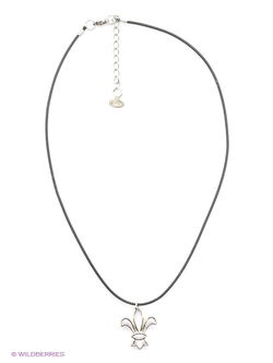 "Акумал" подвеска в родиевом покрытии из коллекции "Gammi" от Jenavi с замком карабин