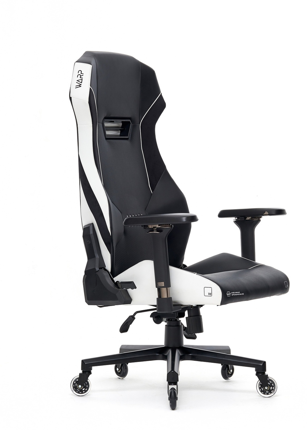Компьютерное кресло WARP XD Noir (XD-BLW), черный, белый