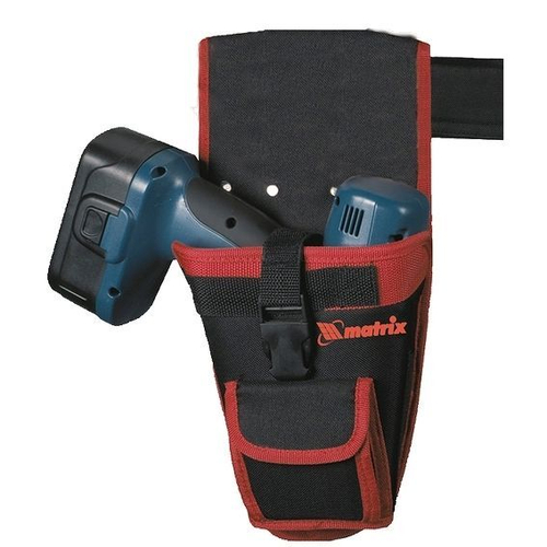 Кобура для шуруповерта с карманом для бит и сверел MATRIX