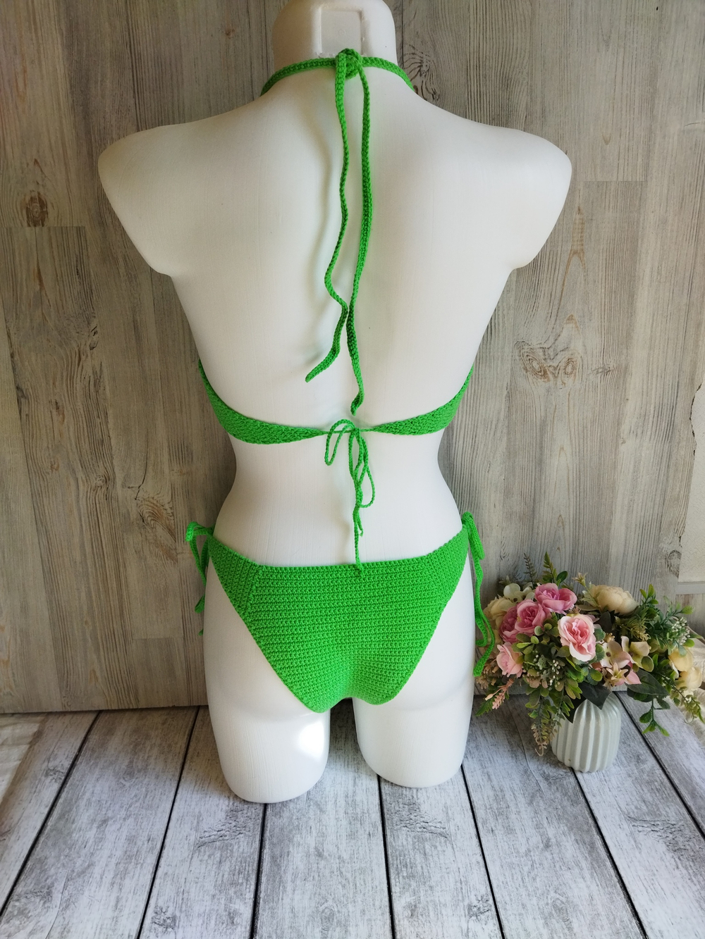 Купальник вязаный