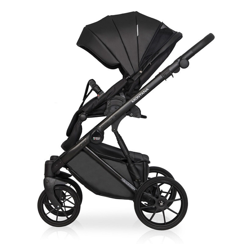 Детская коляска Riko Basic Montana Ecco 2 в 1 12 Black
