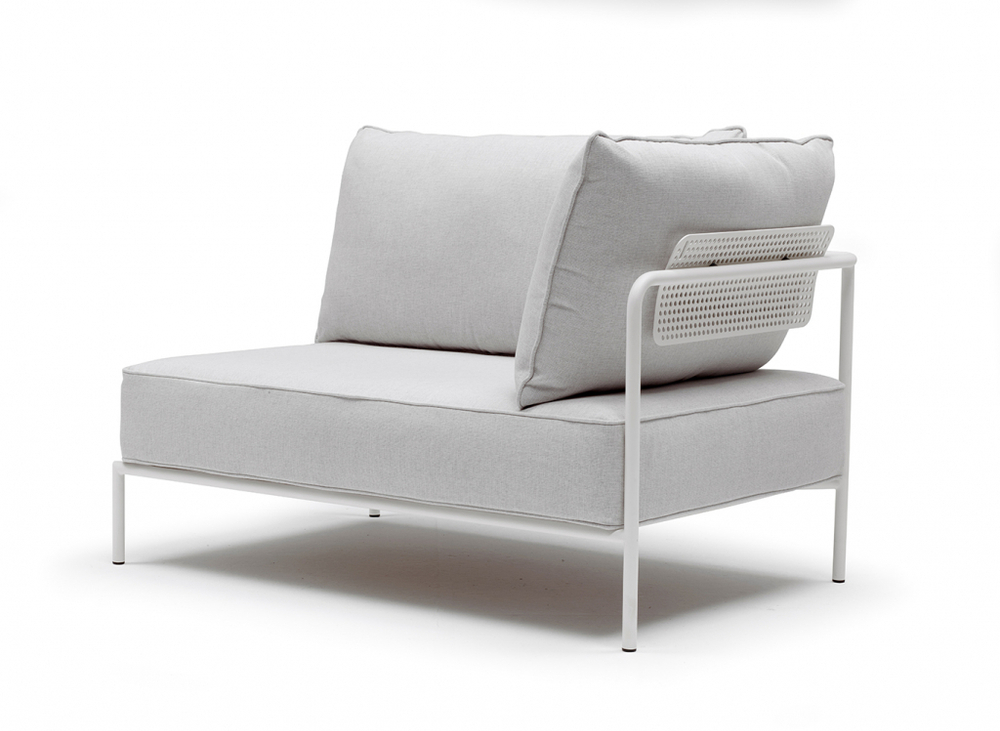 Модуль правый с подушками Scab Design Flap, лен, белый