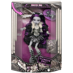 Monster High - Clawdeen Wolf Black & White коллекционная кукла Reel Drama Scary Séance HKN28