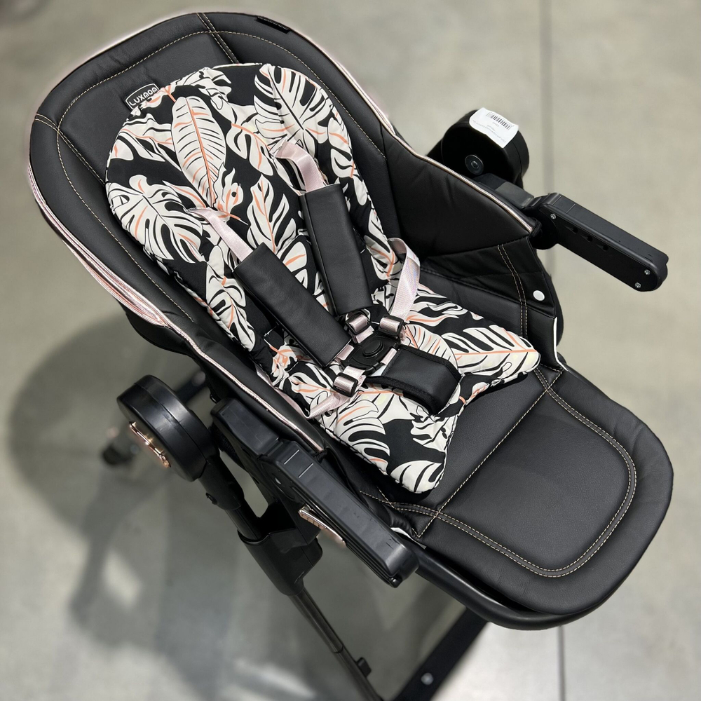 Стульчик для кормления luxmom Q7,экокожа /цвета