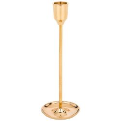 ПОДСВЕЧНИК НА 1 СВЕЧУ. ВЫСОТА=20,5 СМ. ЛАТУНЬ (КОР=48ШТ.)