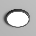 DK6520-BK Накладной светильник THIN, IP40, 18W, 3000K/4000K/6500K, переключатель цветовой температуры на корпусе, черный, полимер