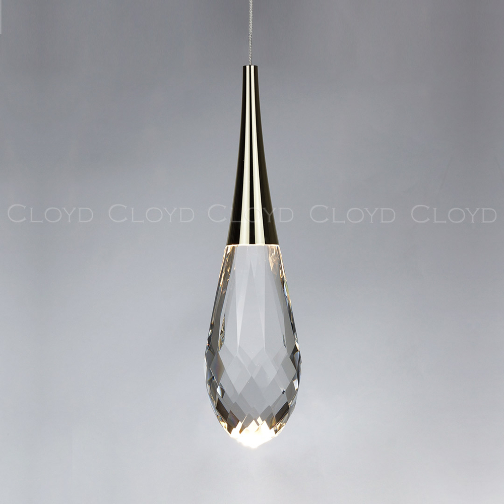 Подвесной светильник Cloyd IONIC P1 / выс. 32 см - золото (арт.11564)