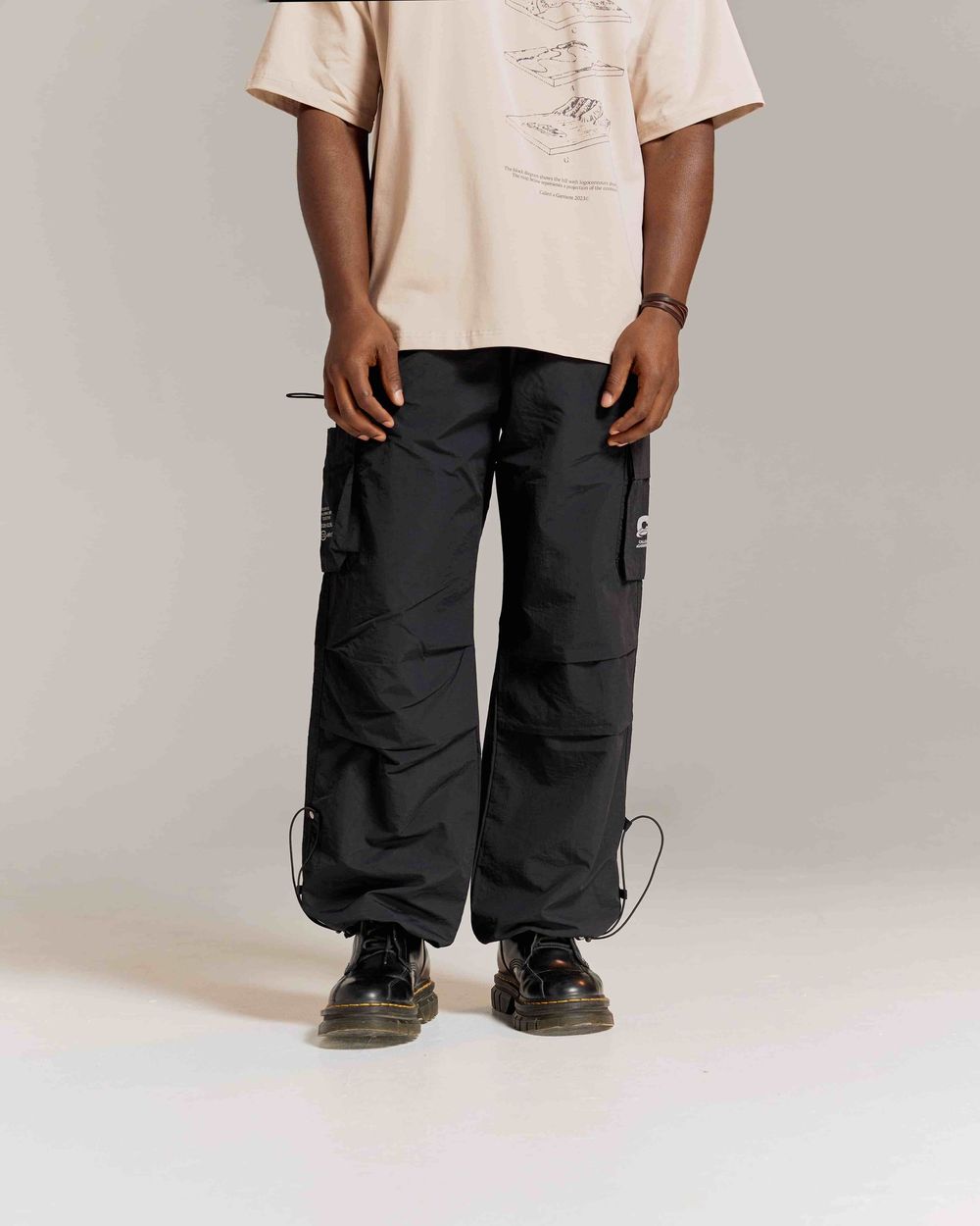 Брюки Called a Garment Multi pocket черные