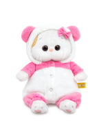 Мягкая игрушка Кошечка Ли-Ли в кигуруми панда 18 см LB-154