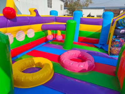 Коммерческий надувной батут «Океан улыбок» 8*6*4 м