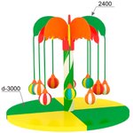 Детская механическая карусель "Пальма"