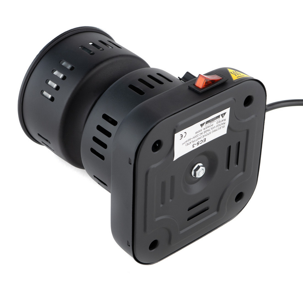 Печка для розжига угля Euro Shisha ECS-3 (black)