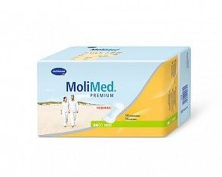 MoliMed Premium mini - МолиМед Премиум мини - Урологические прокладки, 14 шт. (RUS) НДС 10%