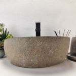 Раковина из речного камня RS-63511 (45*34*16) 0122