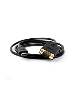 KS-is KS-441 Кабель HDMI M VGA M full (с чипом) черно-черный 1.8м