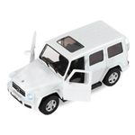 Модель 1:42 Mercedes-Benz G350d, белый, откр. двери, инерция