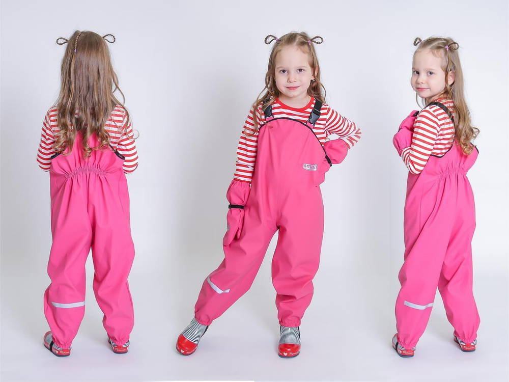 Полукомбинезон Непромокайка р. 80 розовый (Smail)