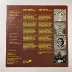 Винтажная виниловая пластинка LP Dusan Huscava Hudba Pre Saxofon Music For Saxophone (Чехословакия 1979)