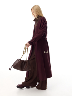 Тренч deep burgundy