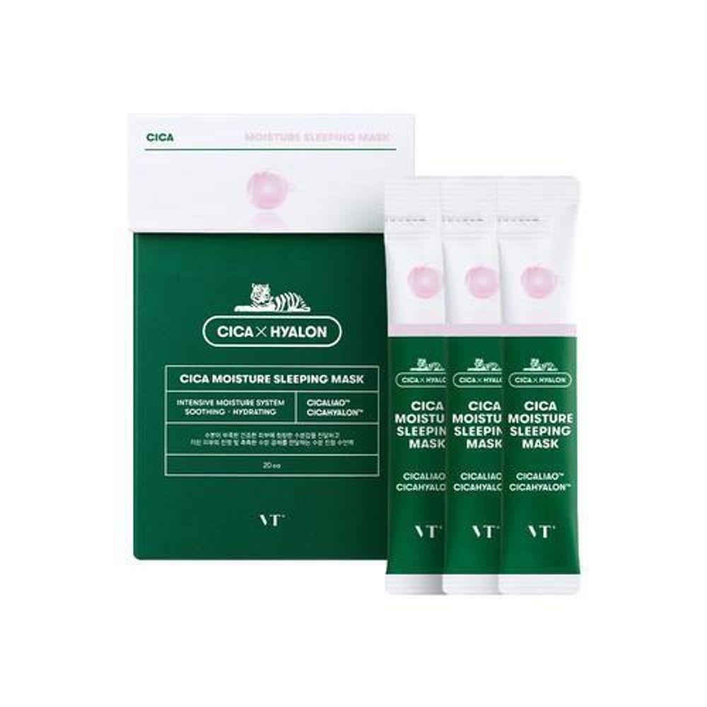 VT Cosmetics﻿ Cica Moisture Sleeping Mask ночная увлажняющая маска с CICA-комплексом