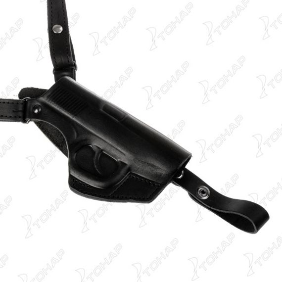 Кобура операт. под ПМ вертик. с запасной обоймой ПМ черная (HS-ОК-1-Нч) Helios