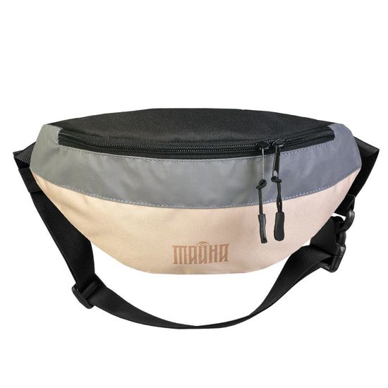 Сумка ТАЙНА поясная LINE беж/реф