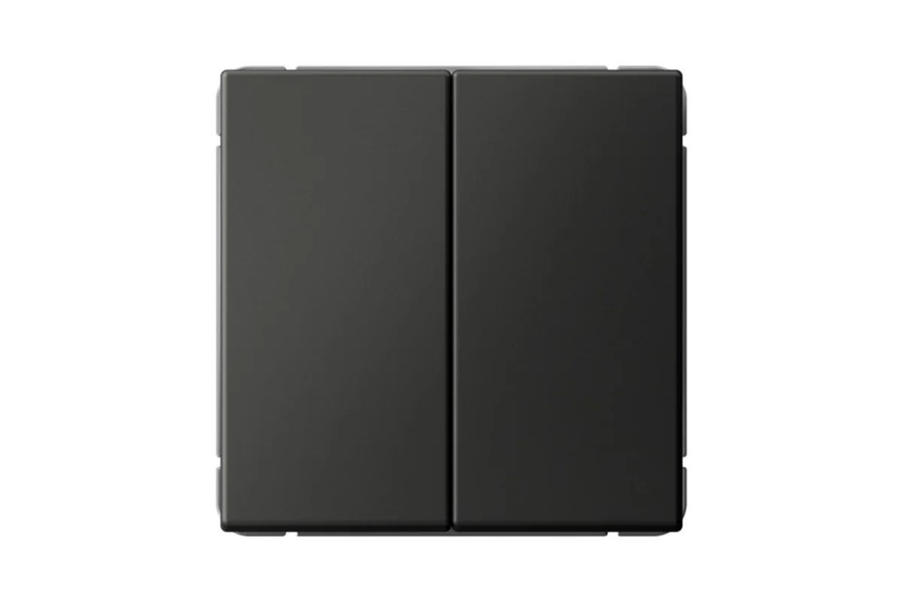 ARTGALLERY 2-клавишный ПЕРЕКЛЮЧАТЕЛЬ, сх.6/2, 10АХ, механизм, БАЗАЛЬТ