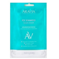 Маска альгинатная с экстрактом мяты и спирулины Aravia Laboratories Ice Seaweed Algin Mask 3x30г