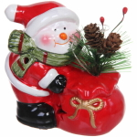 Фигурка с подсветкой Miracle «Новогодние друзья с веточкой» 10,6*13 см