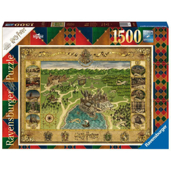 Ravensburger - Пазл Гарри Поттер Карта Хогвартса 1500 деталей. 165995