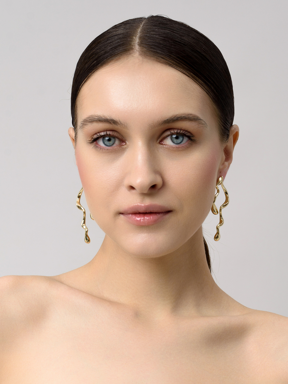 Серьги "Waterfall" Gold