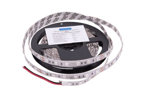 Светодиодная лента SWG 14,4W/m 60Led/m 3528SMD синий 5M SWG560-12-14.4-B-M 009473