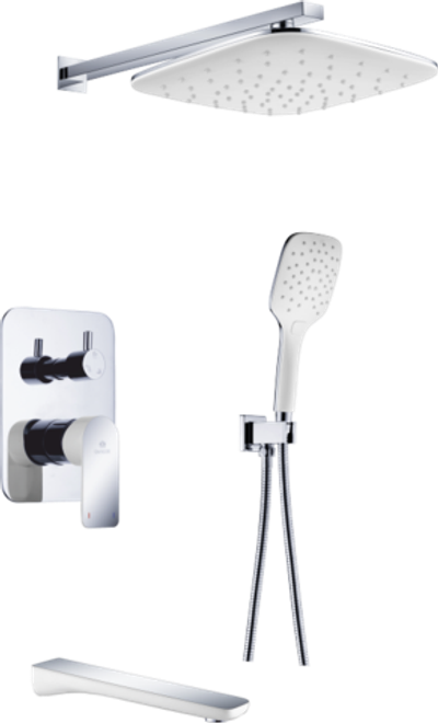 21065-F Встроенный смес для душа с 3-функ. GANZER  (4/1шт)