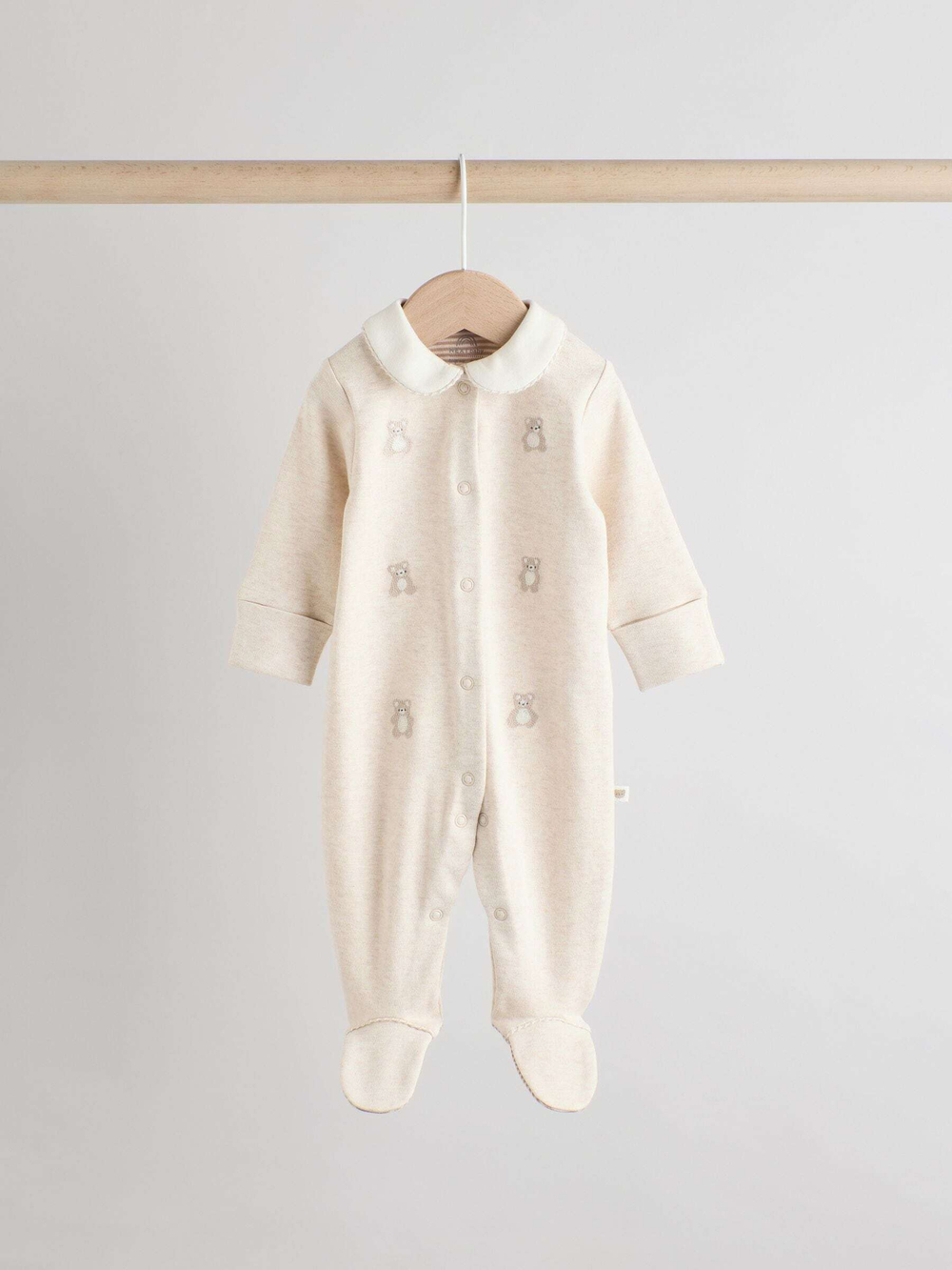 Комбинезон / Cлип для малышей Next AA5-969, 3 шт., Бежевый