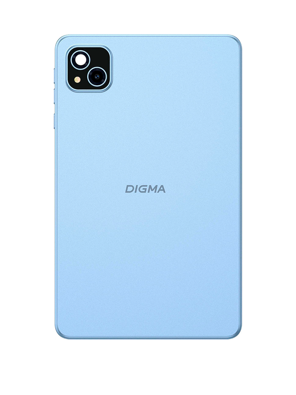 Задняя крышка с рамкой для Digma Q8 (Голубая)