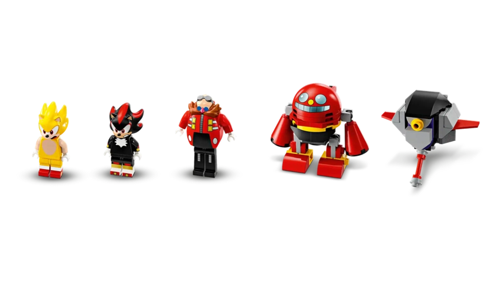 Конструктор LEGO Sonic the Hedgehog 76999 Super Sonic против Egg Drillster