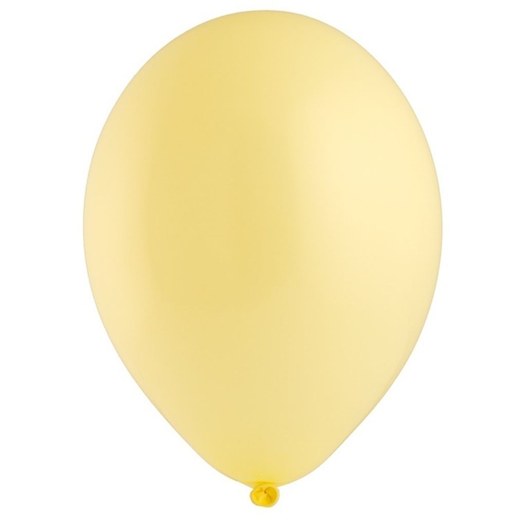 Воздушные шары Belbal, пастель 450 светло-жёлтый, 50 шт. размер 14&quot; #1102-1783