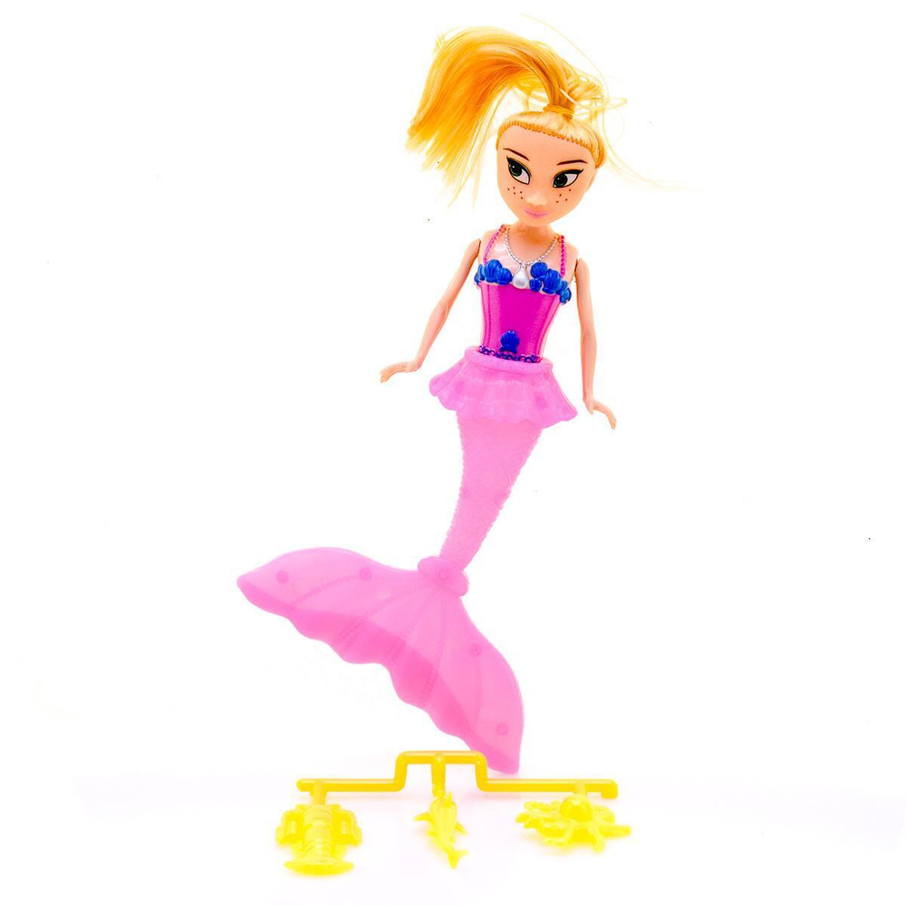 Кукла тип Модница-мини Русалка с аксесс. 17см, пакет 9588-56