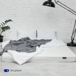 Матрас BuyFirst, 10 см, средняя жесткость, беспружинный