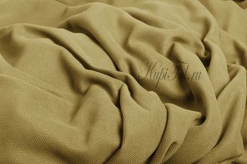 Kadife (песочный). Шторы из стриженного бархата