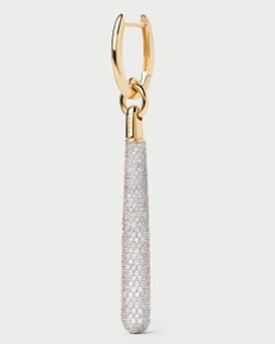 Одиночная серьга Pav Supreme Jupiter серебро 925 пробы покрытое золотом