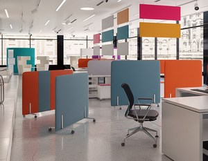Офисные перегородки и экраны