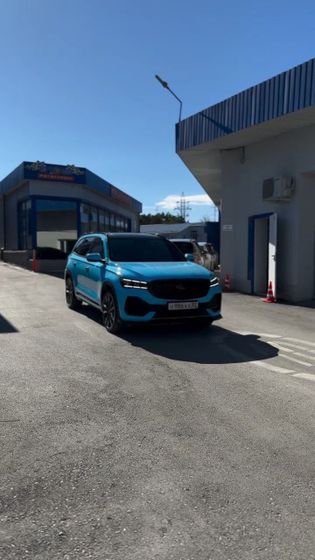 Carbins Color PPF Sky Blue CR 10 голубая цветная полиуретановая защитная антигравийная пленка