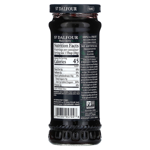 St. Dalfour, джем из черешни премиального качества, 284 г (10 унций)
