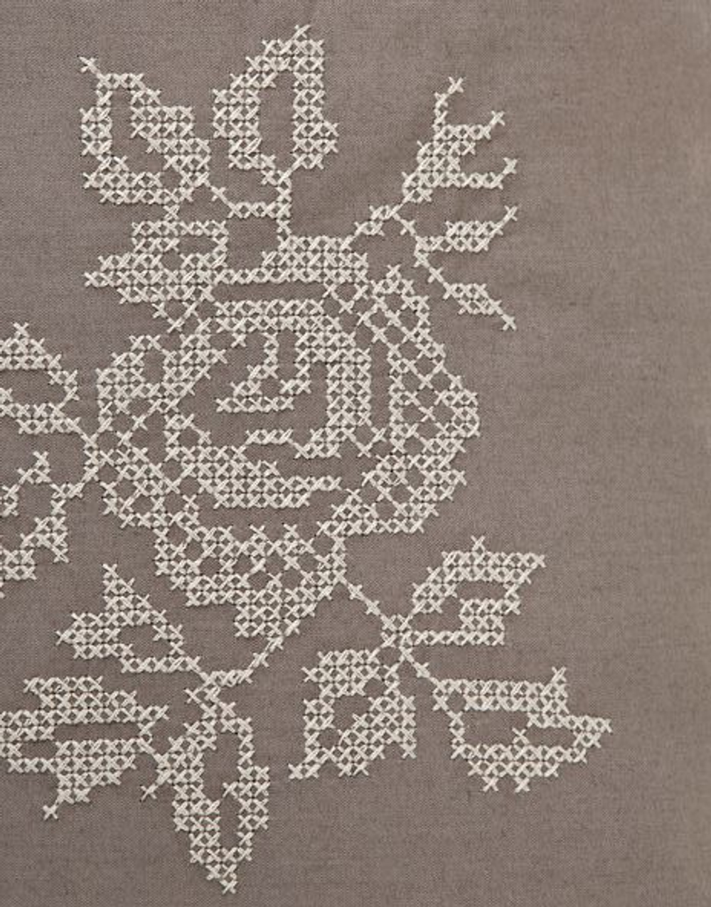 Элитное постельное белье Rose молочный шоколад от Luxberry Португалия вышивка