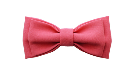 Однотонный галстук - бабочка (розовый)