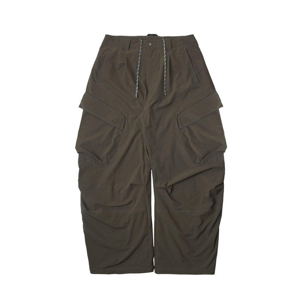 Брюки Nothomme Blue Plaid Fleece-Lined Wide-Leg Cargo Pants