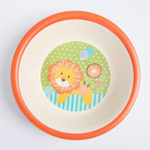 4611370 Набор детской бамбуковой посуды «Лёвушка», тарелка, миска, стакан, приборы, 5 предметов