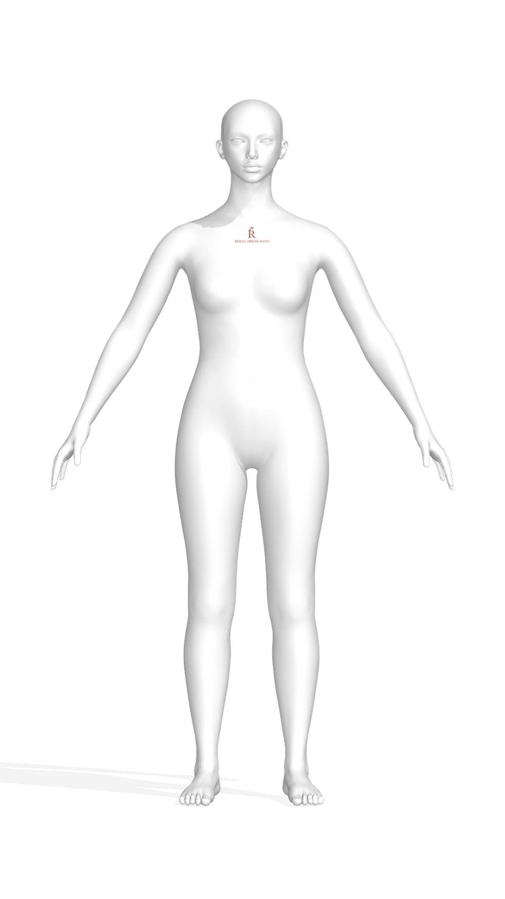 3D аватар манекена Моника