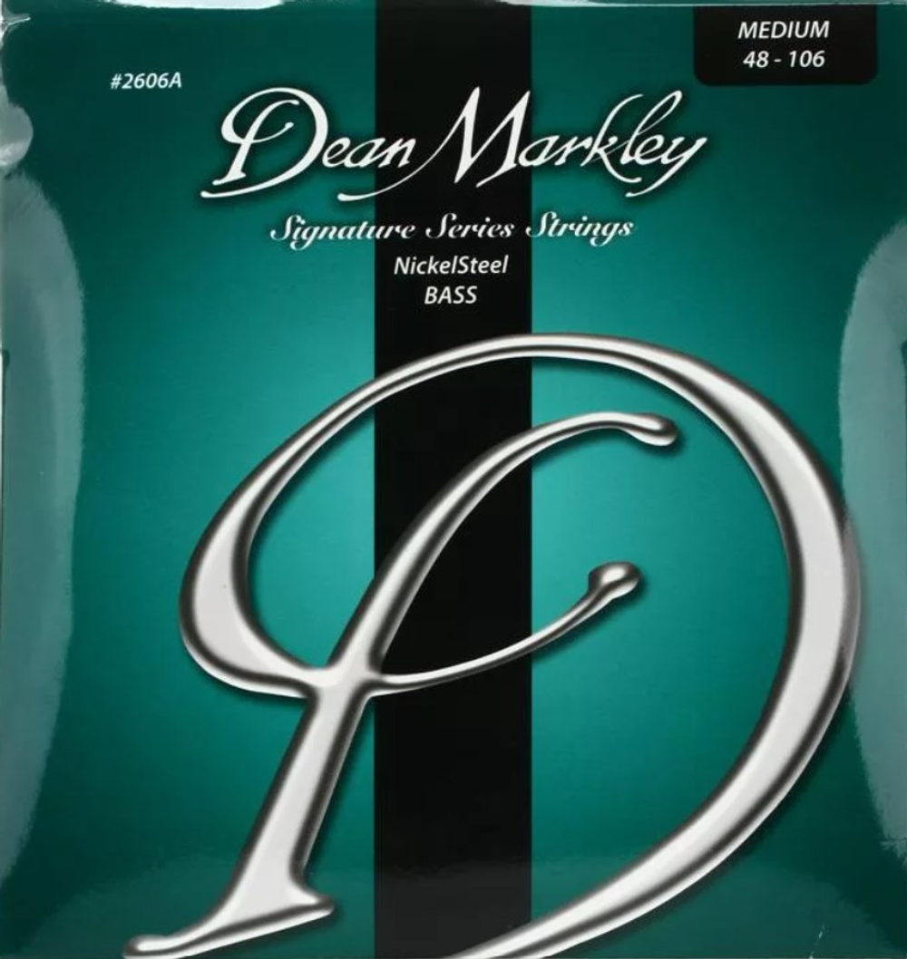 Dean Markley DM2606A Signature Nickel Steel Комплект струн для бас-гитары, 48-106. Оплетка: никелированная сталь.
